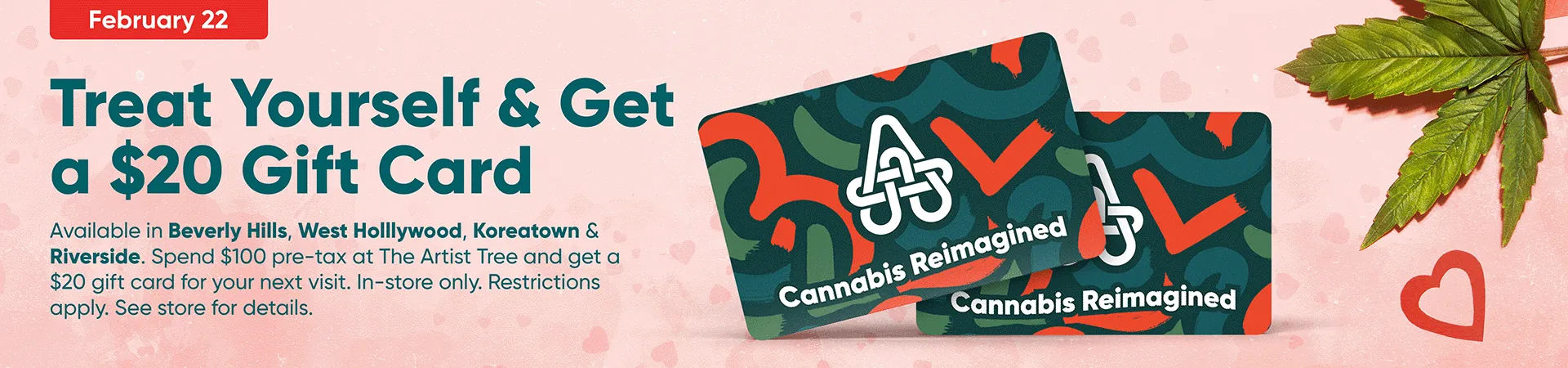 Treat Yourself & Get a $20 Gift Card